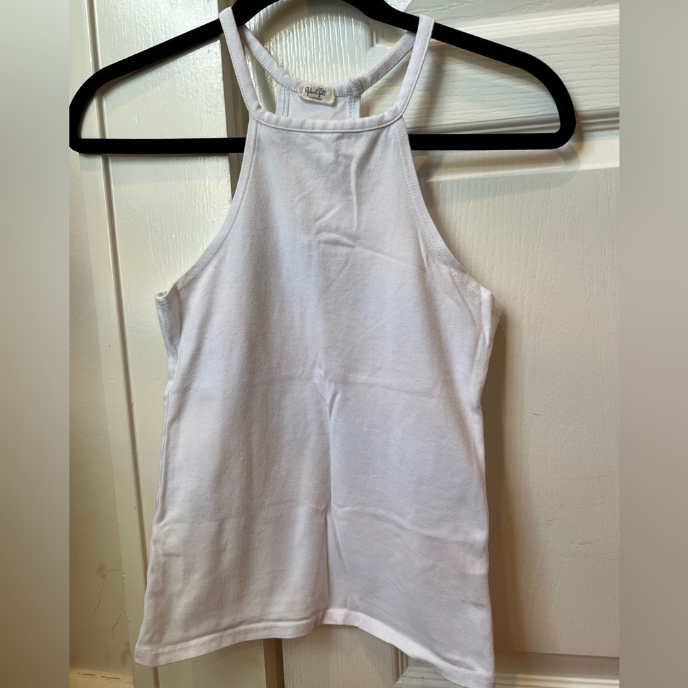 Brandy Melville White Halter Tank